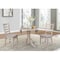 International Concepts Square 42 in Dual Drop Leaf Table with 2 Emily Side Chairs, Washed Gray Taupe, 42 W, 42 L, Wood K09-42DP-C617P - alternate 2